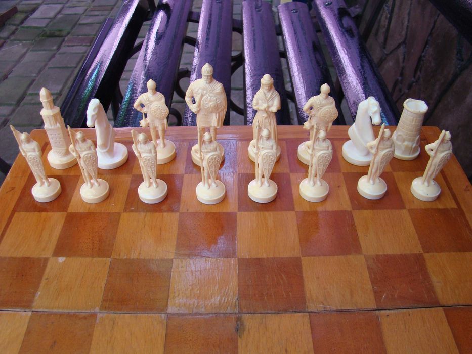 Шахматы Рыцари Киевская Русь из СССР.