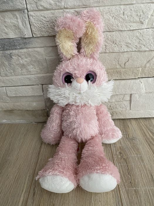 Maskotka smyk królik różowy