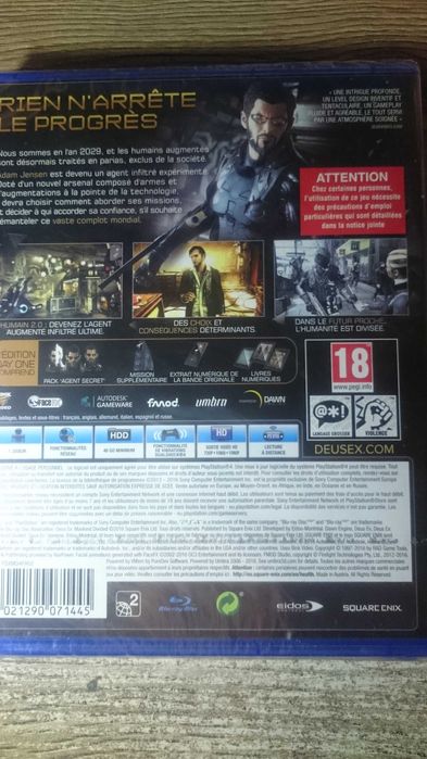 NOWA DEUS EX PS4 Playstation 4 mass effect Cyberpunk GTA V mass effect