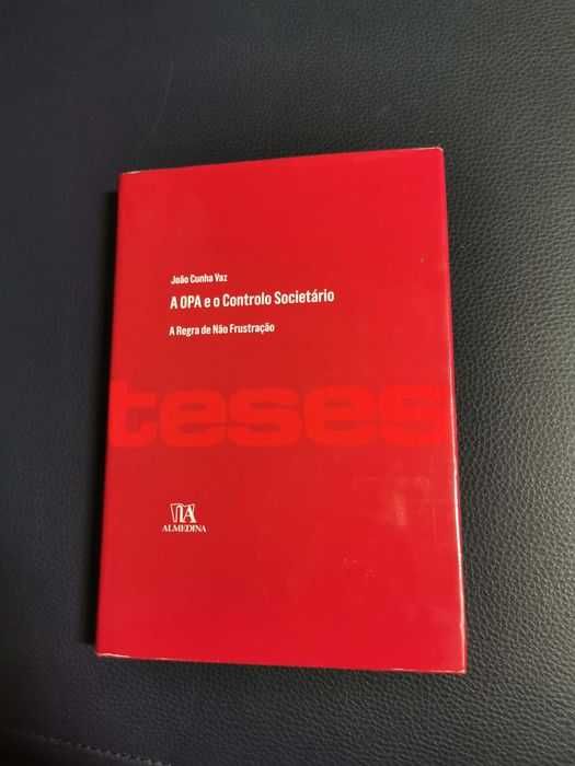 Livro "A OPA e o Controlo Societário"