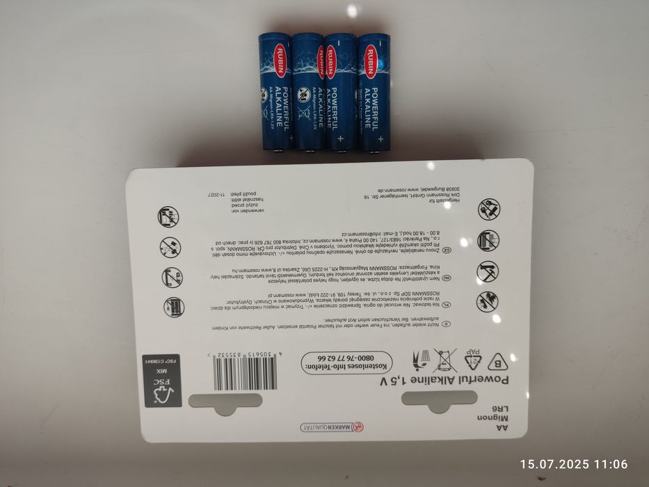 Батарейка АА  алкалайн