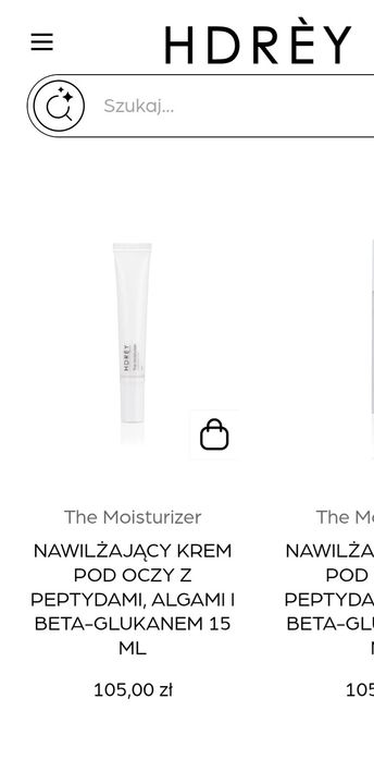 Krem pod oczy Hdrey