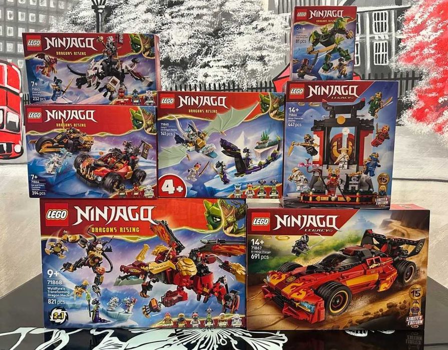Конструктор LEGO NINJAGO 71862/71863/71864/71865/71866/71867/71868