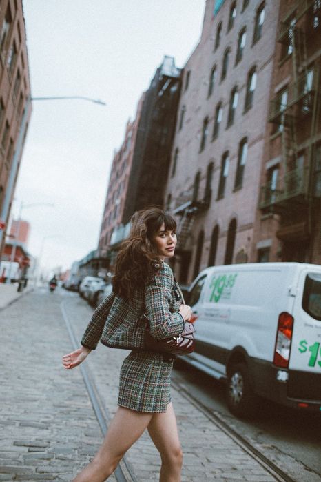 Твідовий костюм Sandro