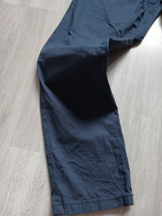 Eleganckie spodnie męskie granatowe M