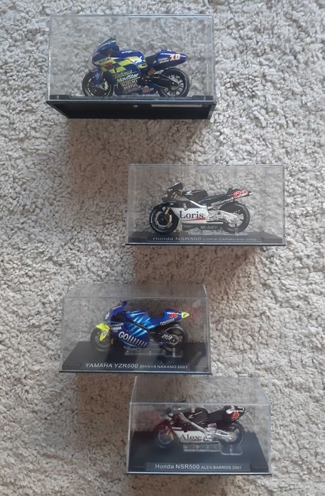 Colecção de miniaturas MOTAS escala 1/24