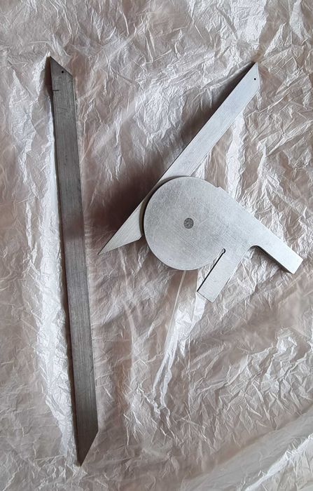 Kątomierz Tarczowy Stalowy FWP VIS Suwmiarka