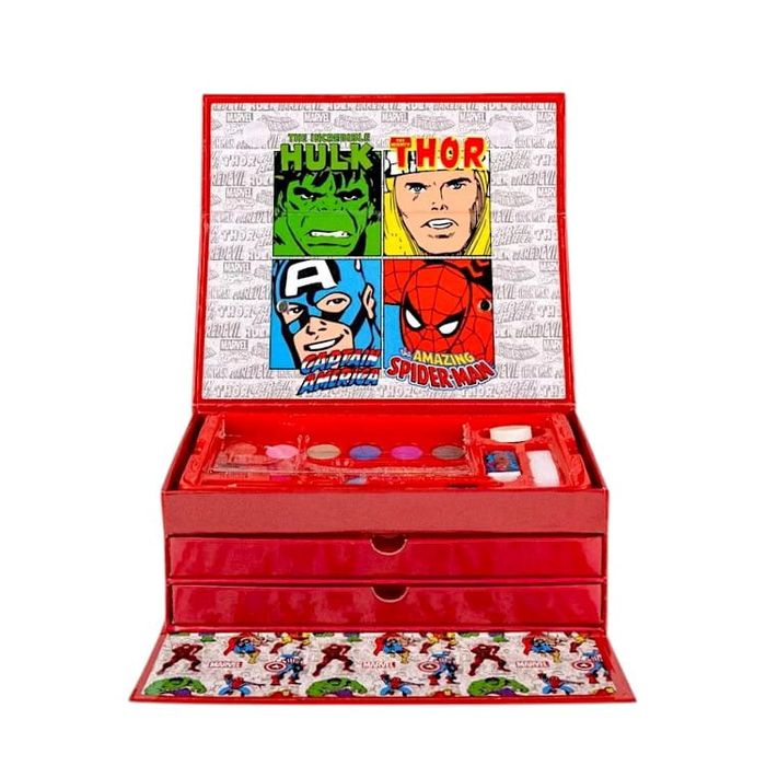 Skrzyneczka walizka Avengers z przyborami zestaw plastyczny