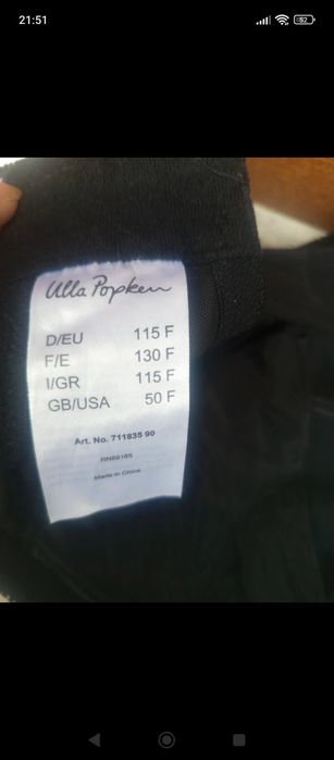 Odciążający bezfiszbinowy biustonosz Ulla Popken. 115F
