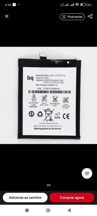 BATERIA RARA para Bq