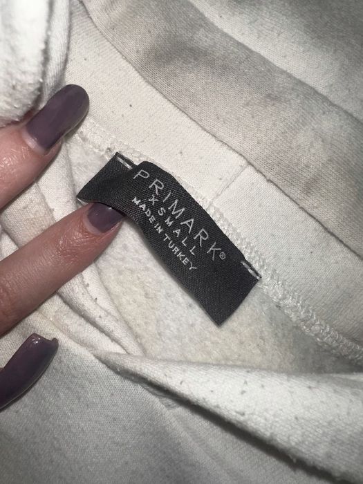 Худі. Унісекс. Біле  Оверсайз y2k. PRIMARK