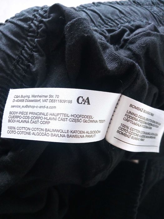 C&A spodnie męskie materiałowe lekko ocieplane r 170 pas 76-96cm