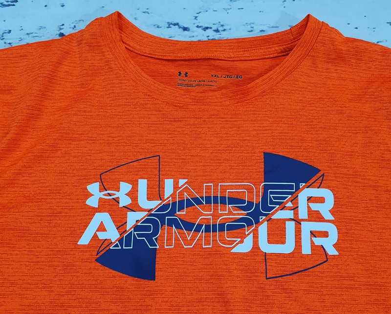 Under Armour * koszulka * logo * unikatowa * chłopięca * Nowa * YXL