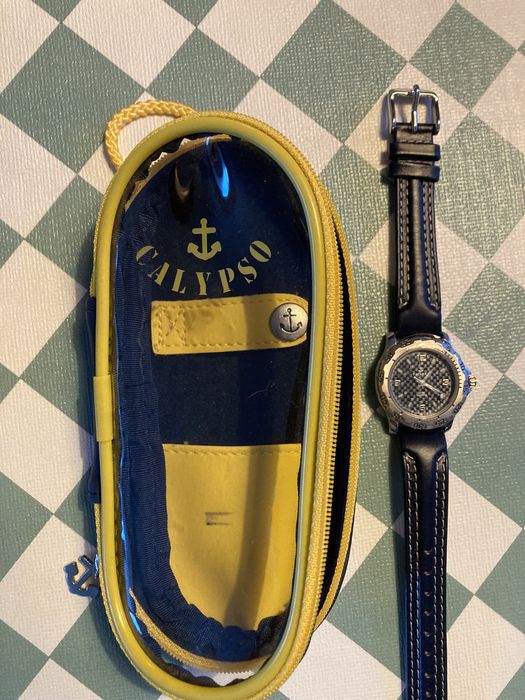 Relogio calypso com estojo
