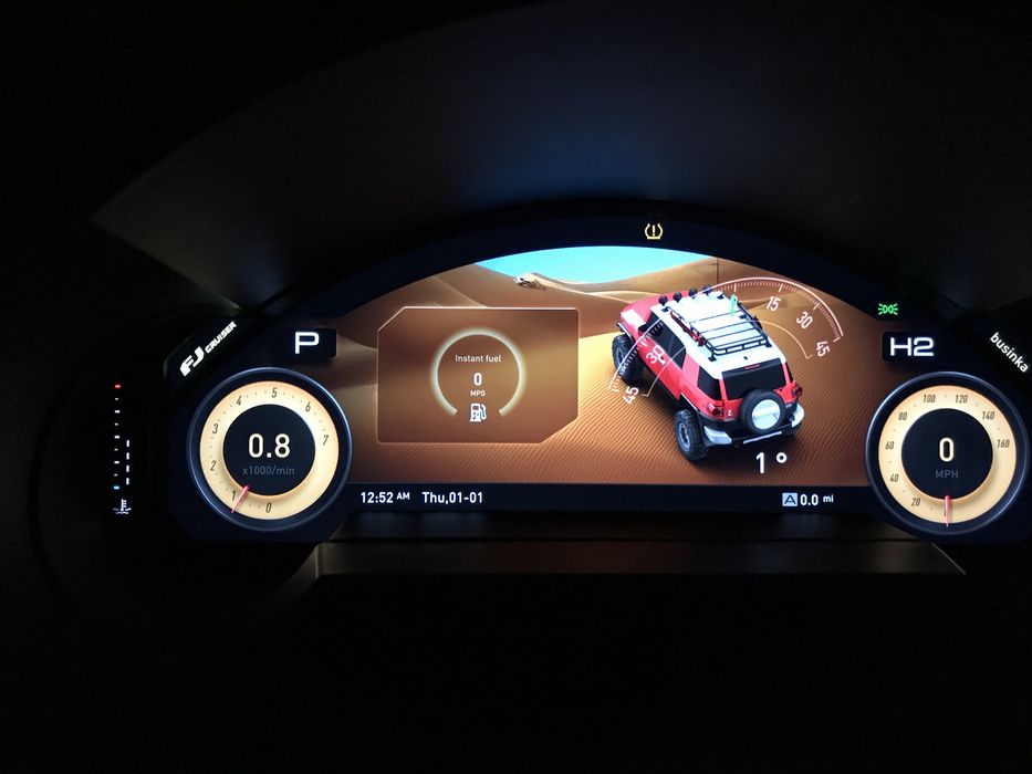 Новинка!! Toyota FJ Cruiser приборная панель FULL LED