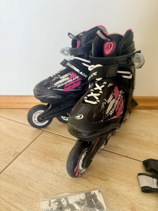 Rolki Rollerblase 32-35 i ochraniacze