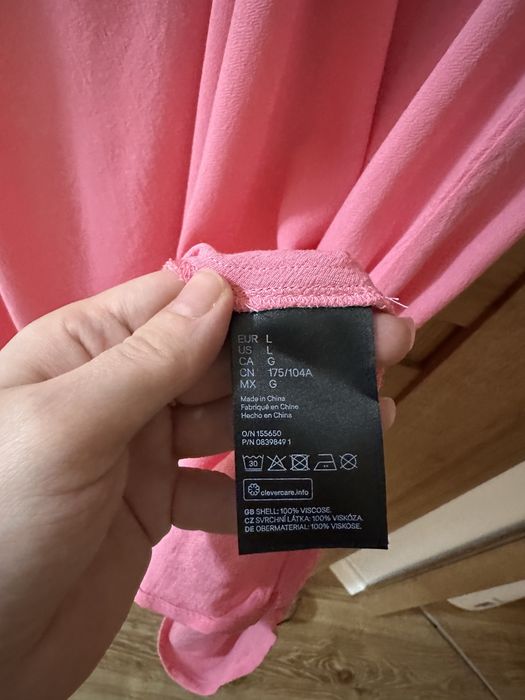 Sukienka ciążowa różowa H&M MAMA
