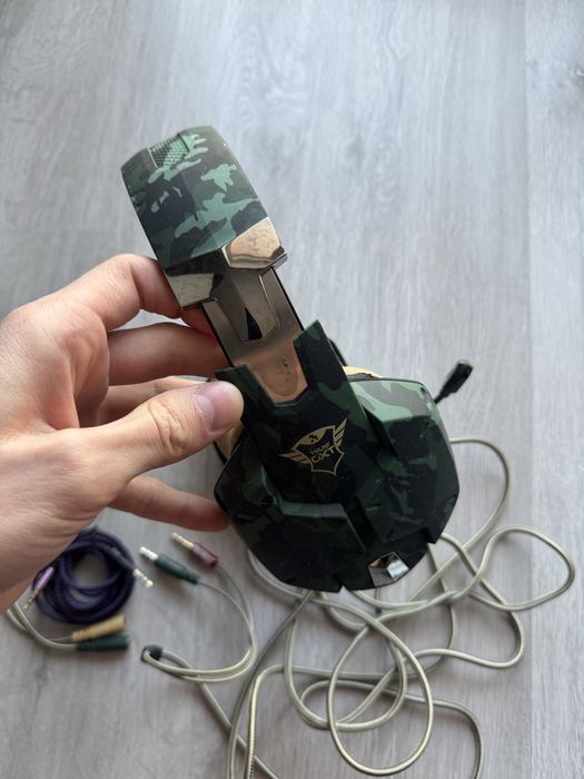 Ігрова гарнітура наушники Trust GXT 322C з мікрофоном, камуфляж