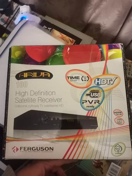 Tuner dekoder satelitarny Ferguson Ariva 100 w technologii DVB-S/S2