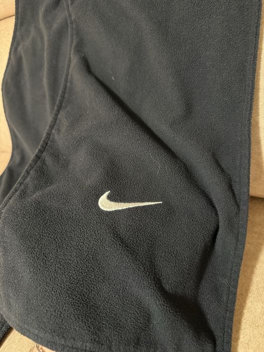 Szalik szal polarowy Nike small logo swoosh  y2k retro vintage