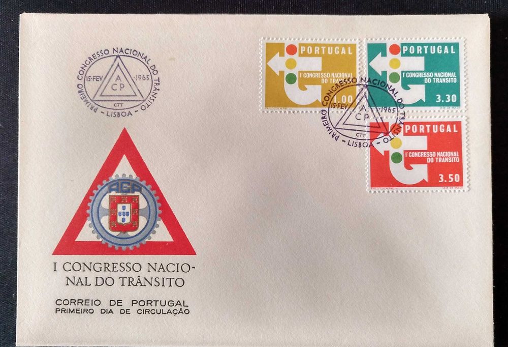 FDC / FDCB - envelopes do 1. dia de Portugal