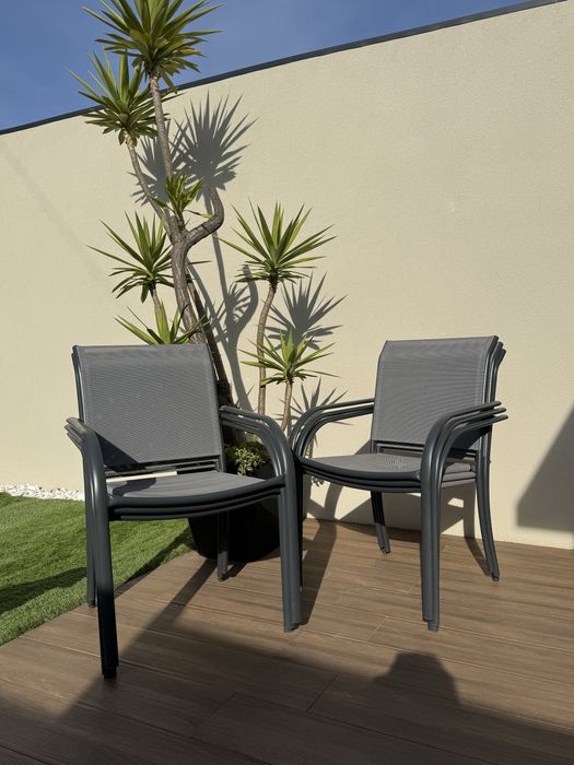 6 cadeiras jardim