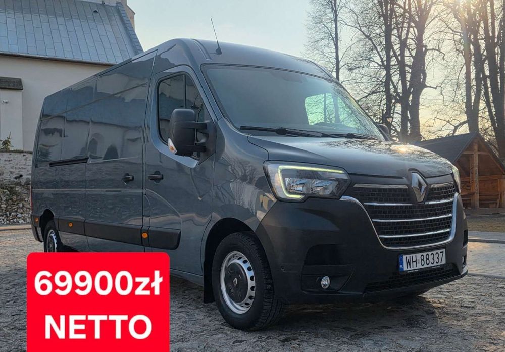 Renault Master  L3H2/Salon PL/180KM/Kamera tył/Czujniki 360⁰/Gwarancja