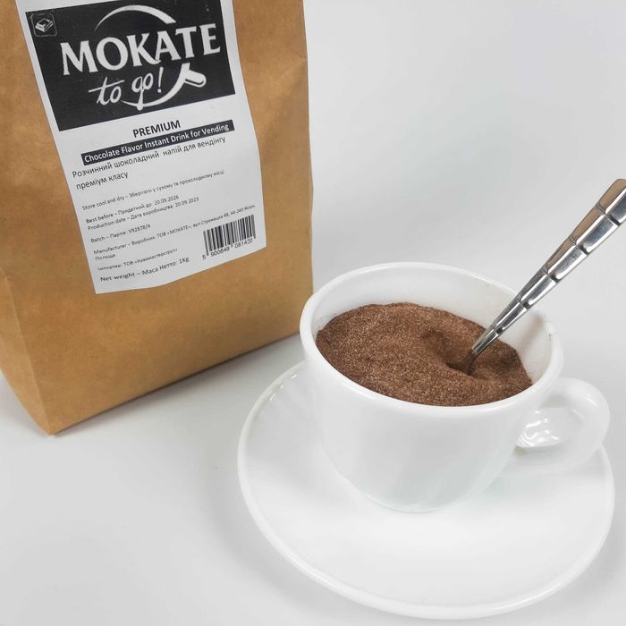 Гарячий шоколад Mokate Vending ПРЕМІУМ якість по НАЙНИЖЧІЙ ціні 169грн