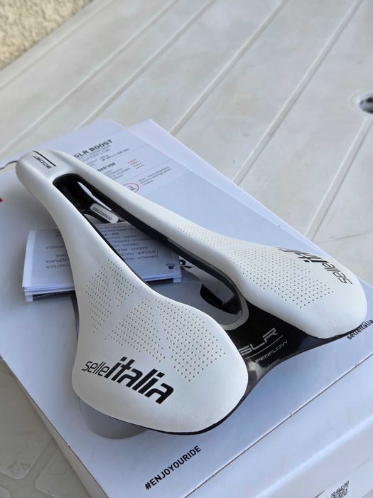 Selle Italia SLR Boost Kit Carbonio Superflow White