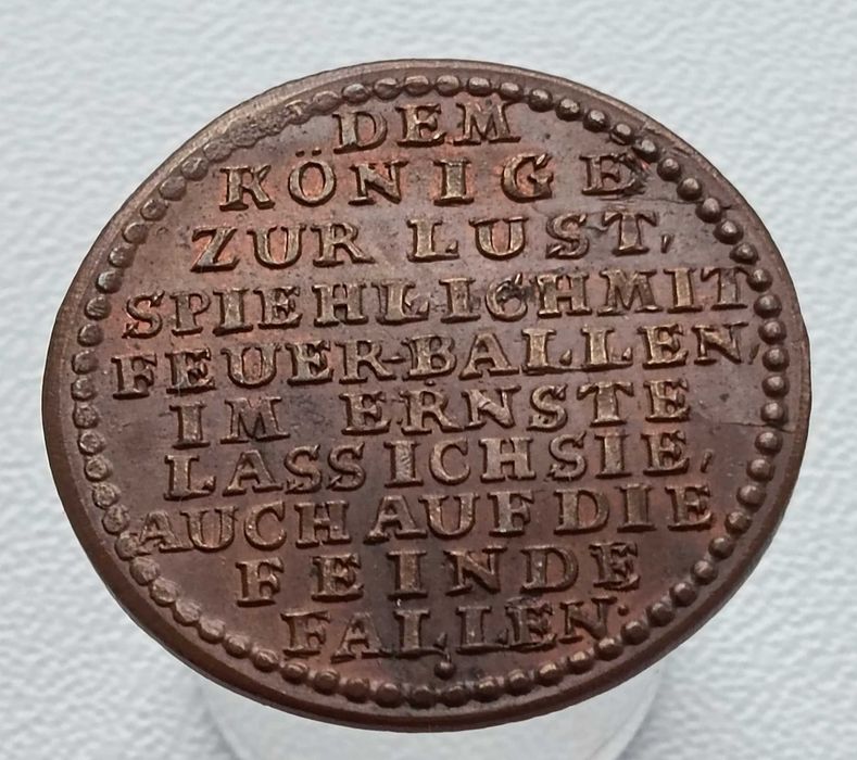 Medal pamiątkowy August II Mocny 1730