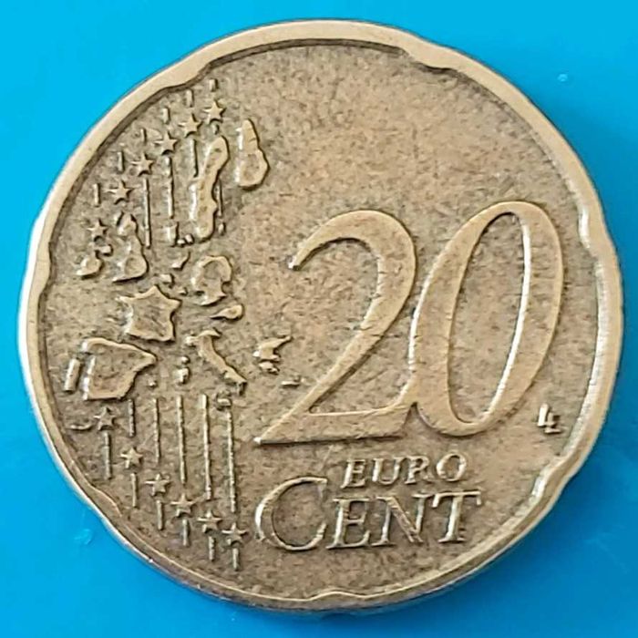 20 Cêntimos de 2002 dos Países Baixos, Beatrix