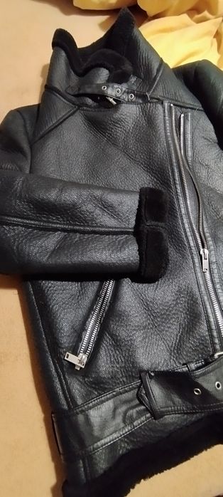 Zara s m kożuch kurtka zimowa