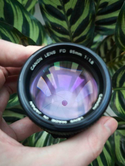 Обєктив Canon fd 85mm f/1.8