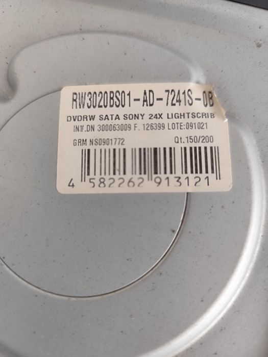 Internal DVD Reader/Writer461539154655989761