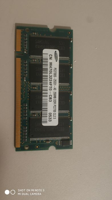 Память Samsung 256MB DDR PC2700S-25331-A0 256MB DDR PC2700