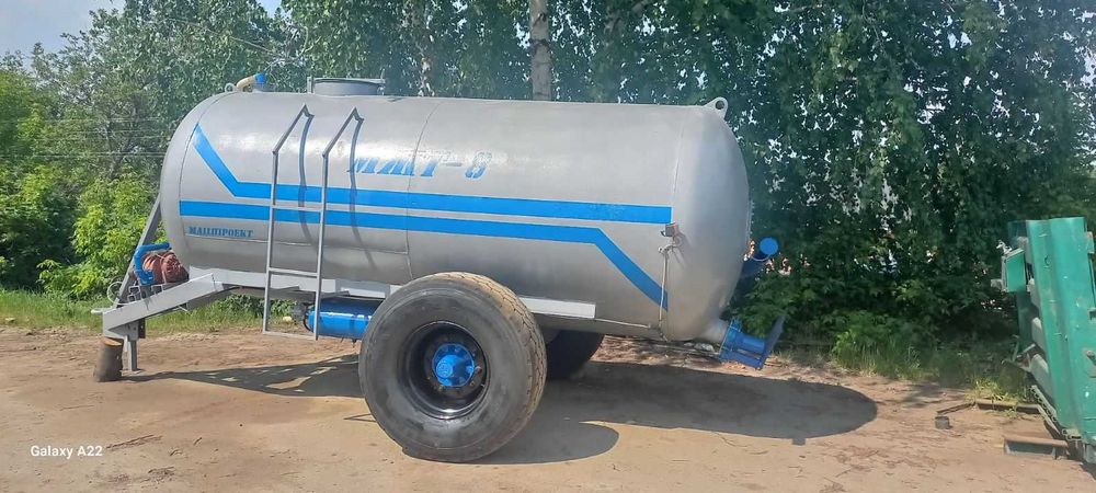 Бочка МЖТ-8 вакумна асенізатор (8м3) до трактора МТЗ
