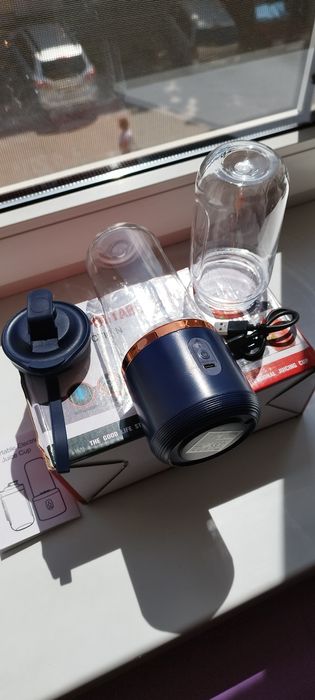 Безпровідний блендер UsB (Двокубковий дизайн)