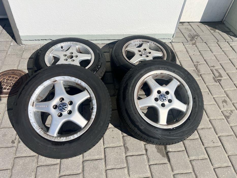 Felgi aluminiowe borbet 15" 5x100  z oponami letnimi NEXEN 195/65R15