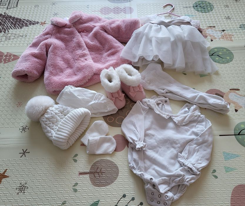 Zestaw Komplet Do Chrztu Zima Jesień Mayoral