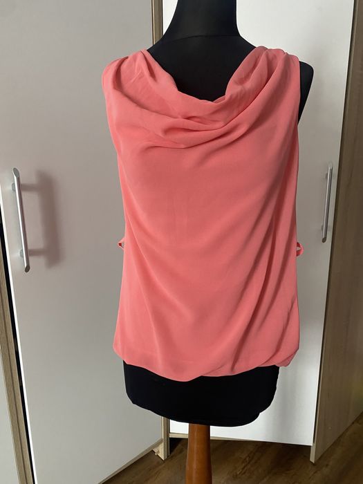 Bluzka S 36 kolor koralowy