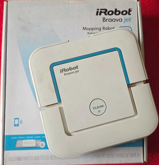 iRobot Braava jet 240 – Robot Mopa | Com Caixa e Acessórios