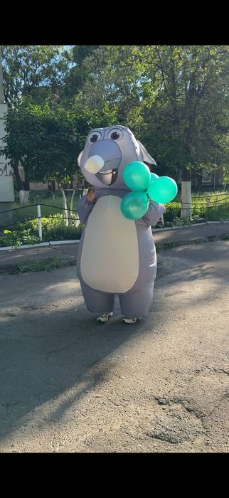 Оренда дорослих надувних костюмів миша,криса,щур.