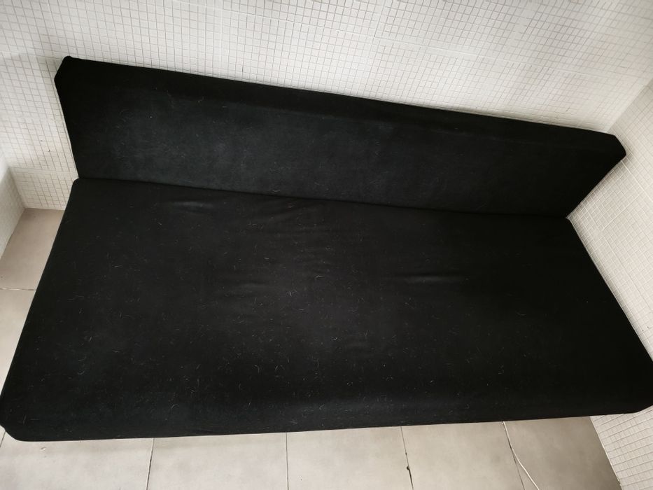 Sofá cama com baú
