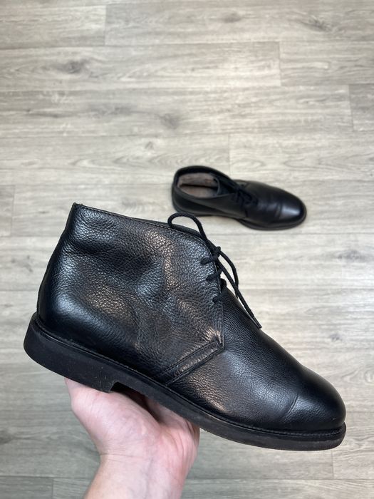 Туфли ботинки мужские с мехом кожаные Gumlite (28см)