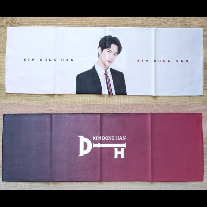Slogan baner koncertowy Kim Dong Han kpop