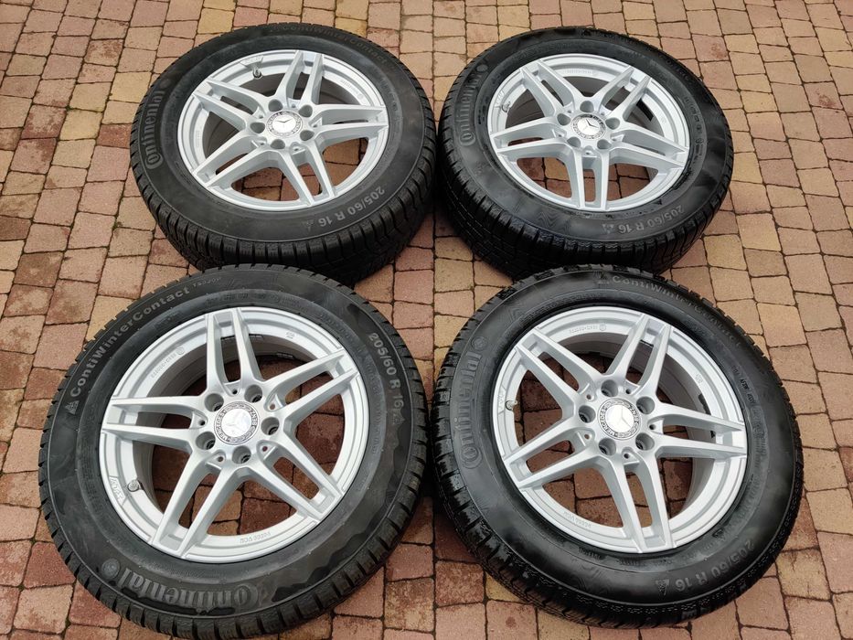 3635. Alufelgi koła letnie Mercedes A klasa W169 B klasa W245 5x112 195/55/16 Michelin