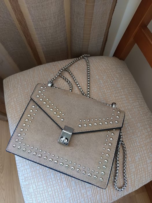 Elegante Bolsa bege.