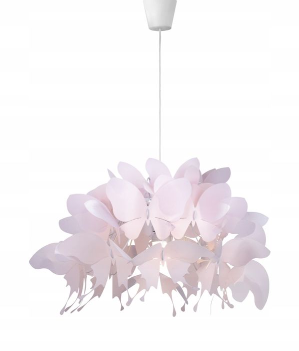 Lampa różowa farafalla prestige