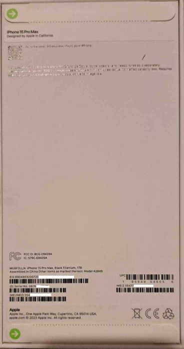 Iphone 15 PRO MAX 1 TB Nowy