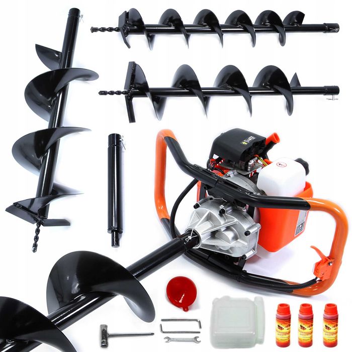 Wiertnica spalinowa świder glebowa Demon wiertła 10,20 ,30